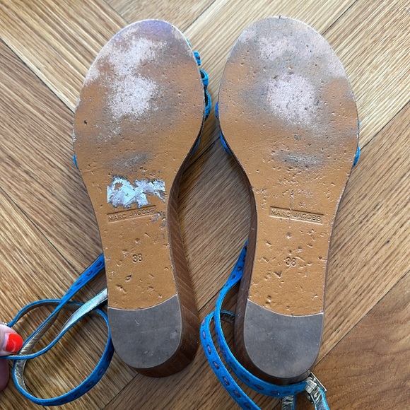 Marc Jacobs Blue Strap Sandals - 38 - Picture 4 of 6